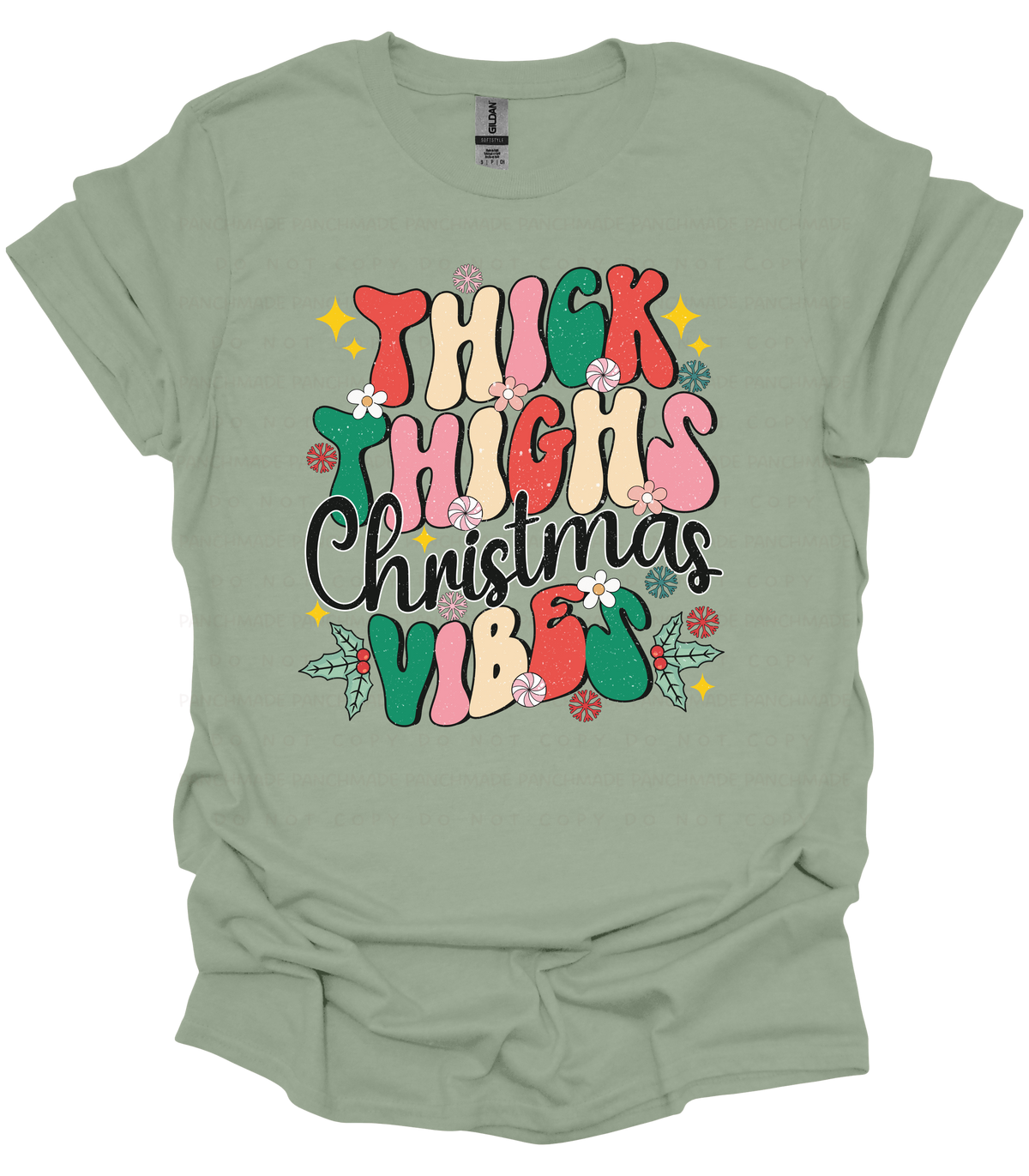 Thick Thighs, Christmas Vibes
