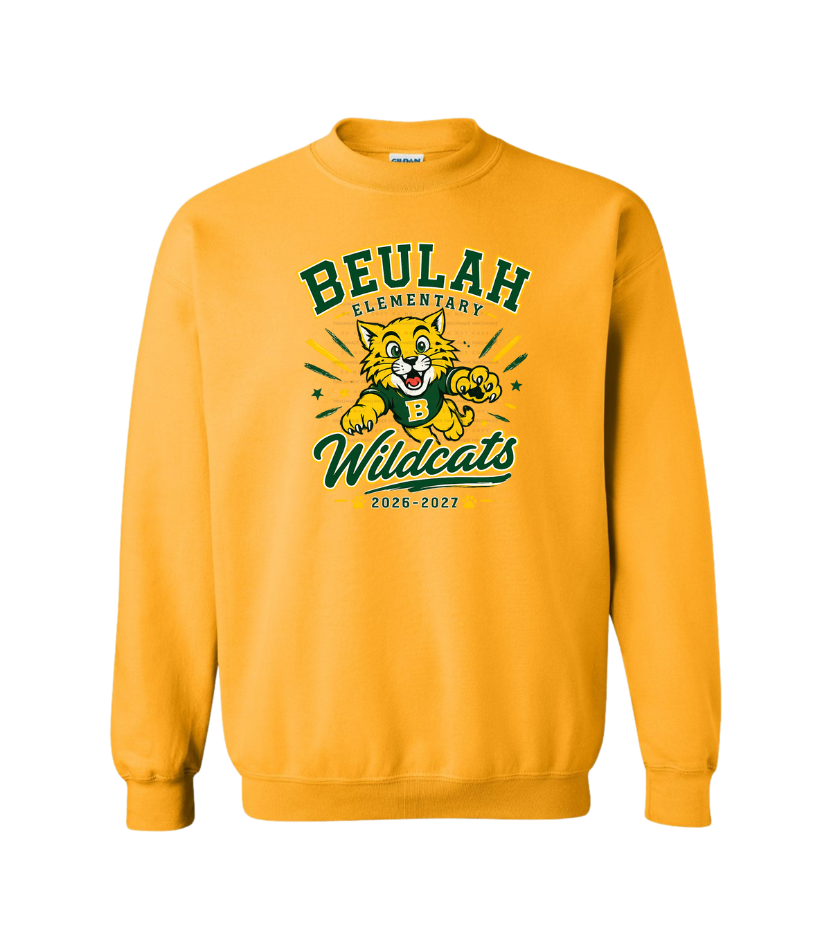 Adult crew neck sweatshirt