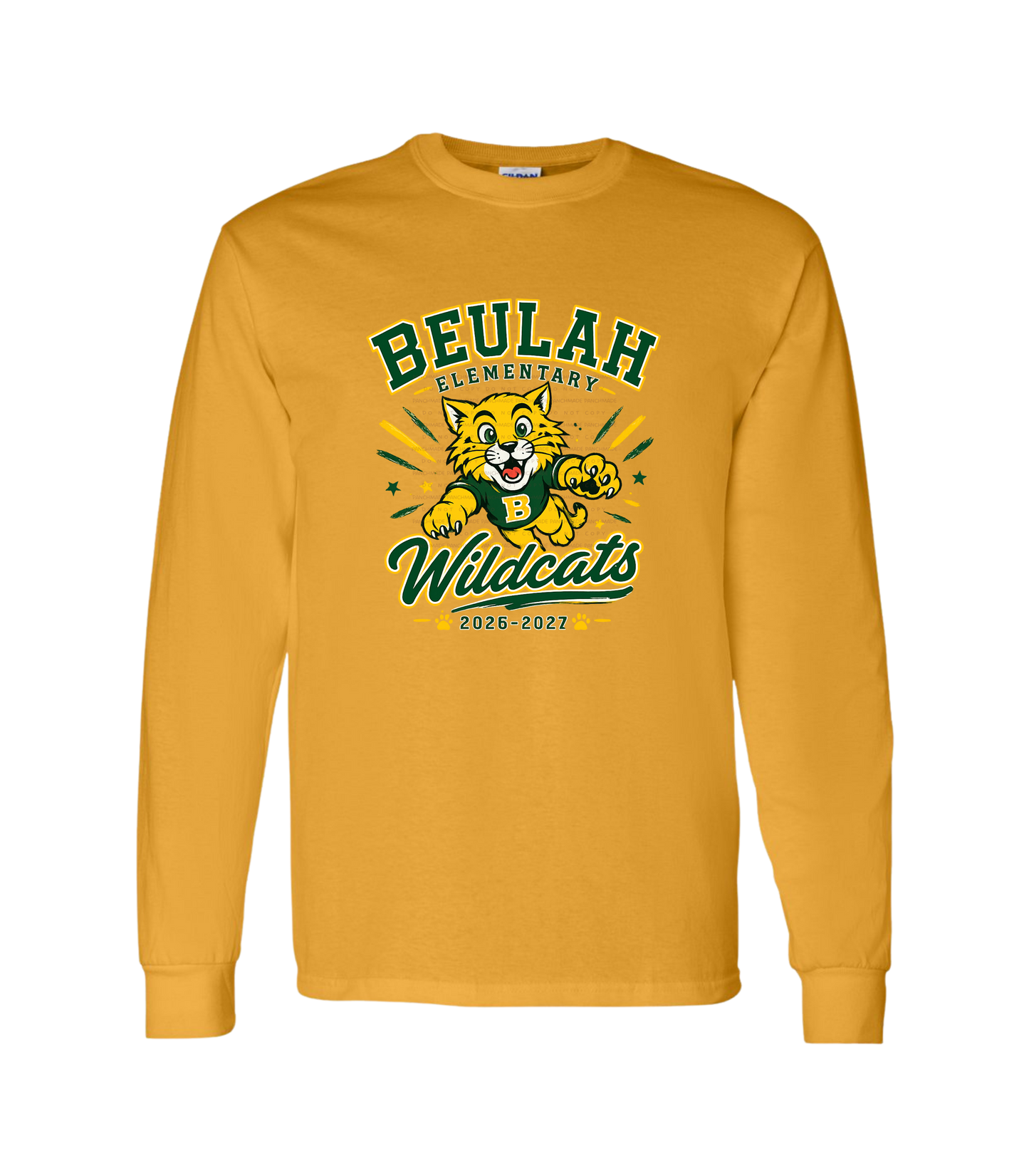 Adult long sleeve shirt