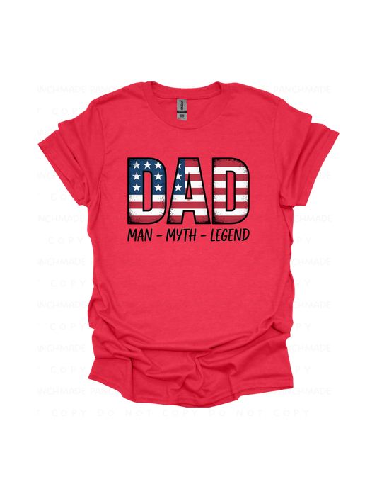 Red, White, Blue Dad